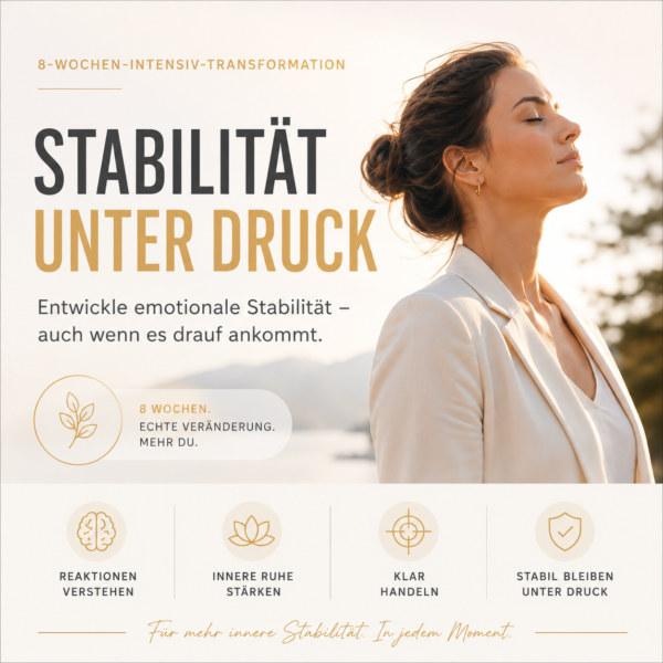Emotionale Reaktionsmuster verändern – 8 Wochen