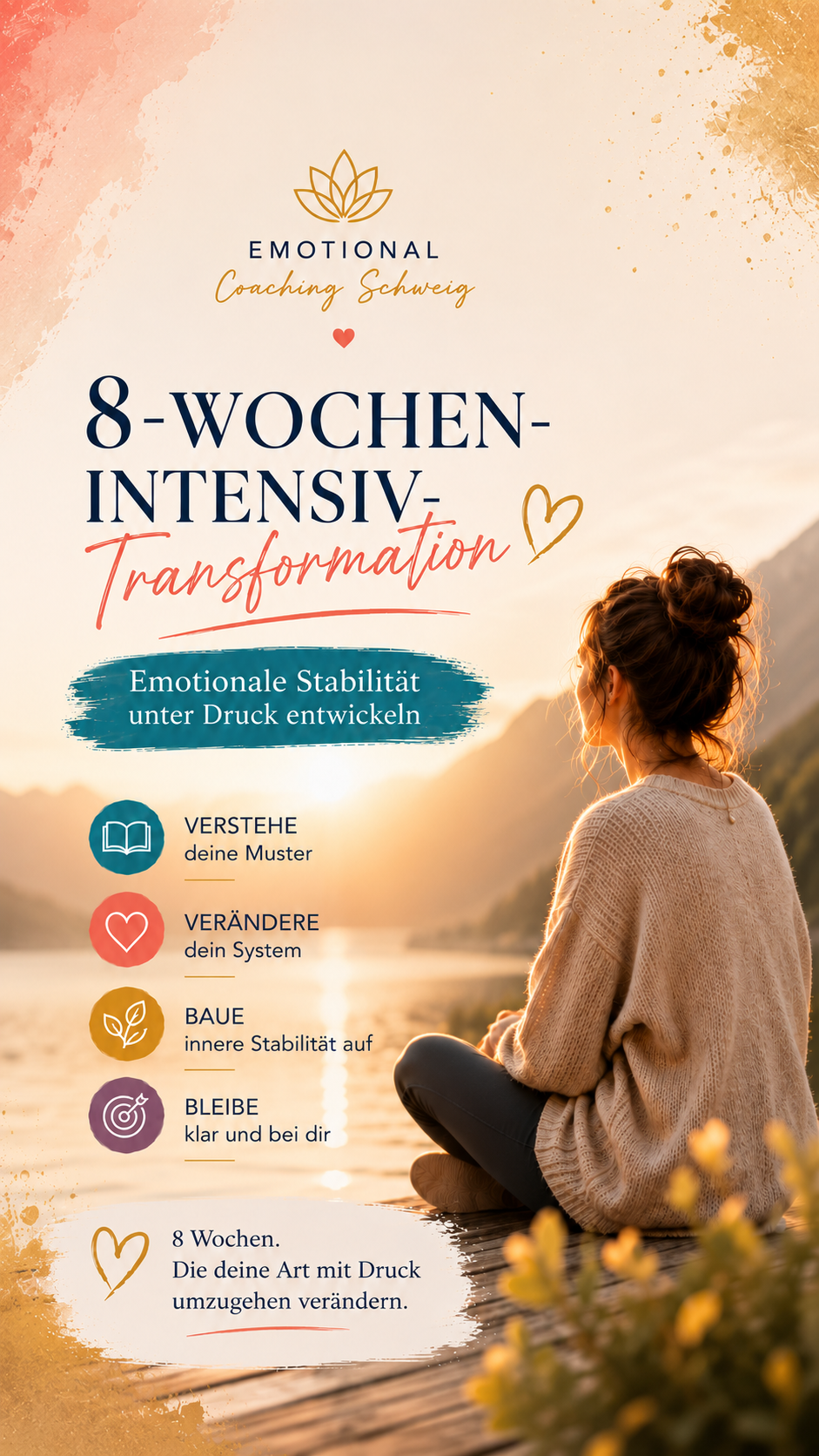 Innere Anspannung lösen – 8-Wochen-Transformation für mehr innere Ruhe, Klarheit und emotionale Stabilität.